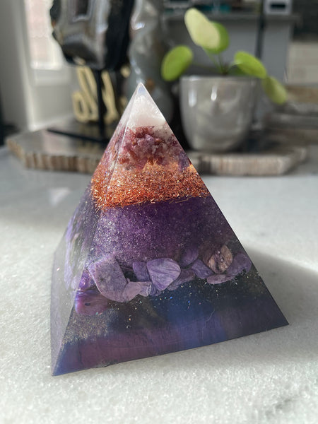 Purple Orgonite