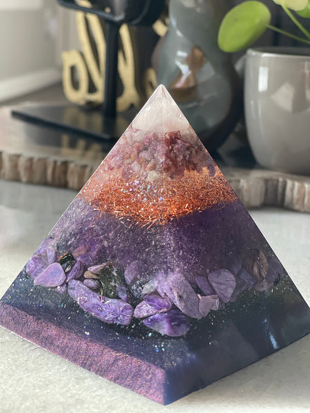 Purple Orgonite