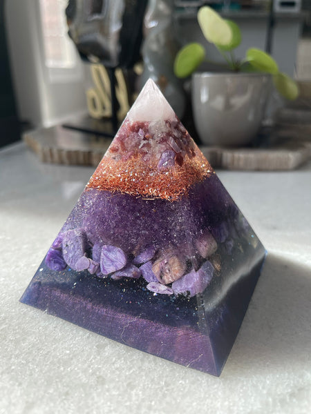 Purple Orgonite