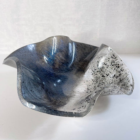Rainbow Moonstone Resin Art Deco Bowl