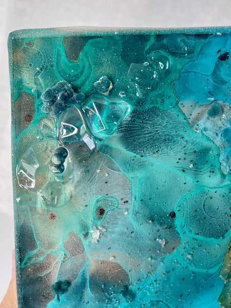 LABRADORITE & GRAPE AGATE - 8X10