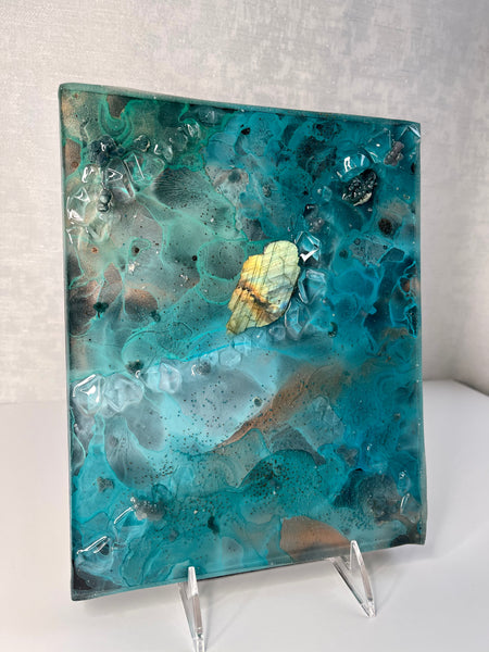 LABRADORITE & GRAPE AGATE - 8X10