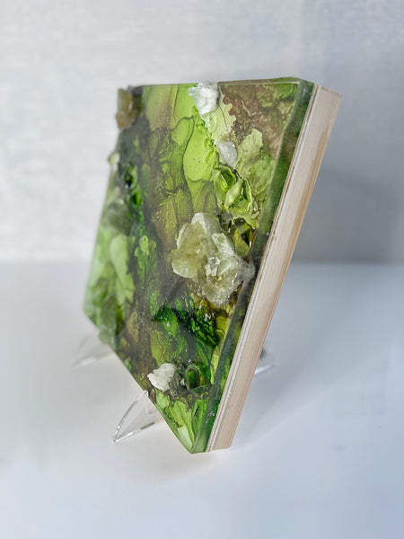 GREEN APOPHYLLITE - 8X8