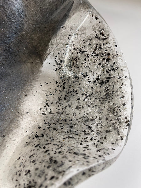 Rainbow Moonstone Resin Art Deco Bowl