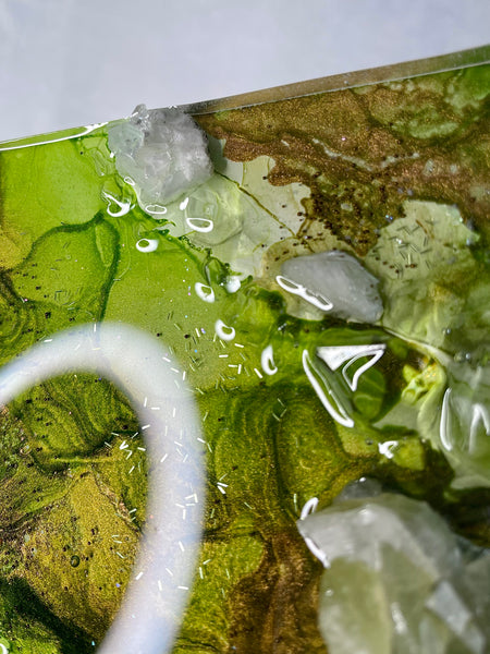 GREEN APOPHYLLITE - 8X8