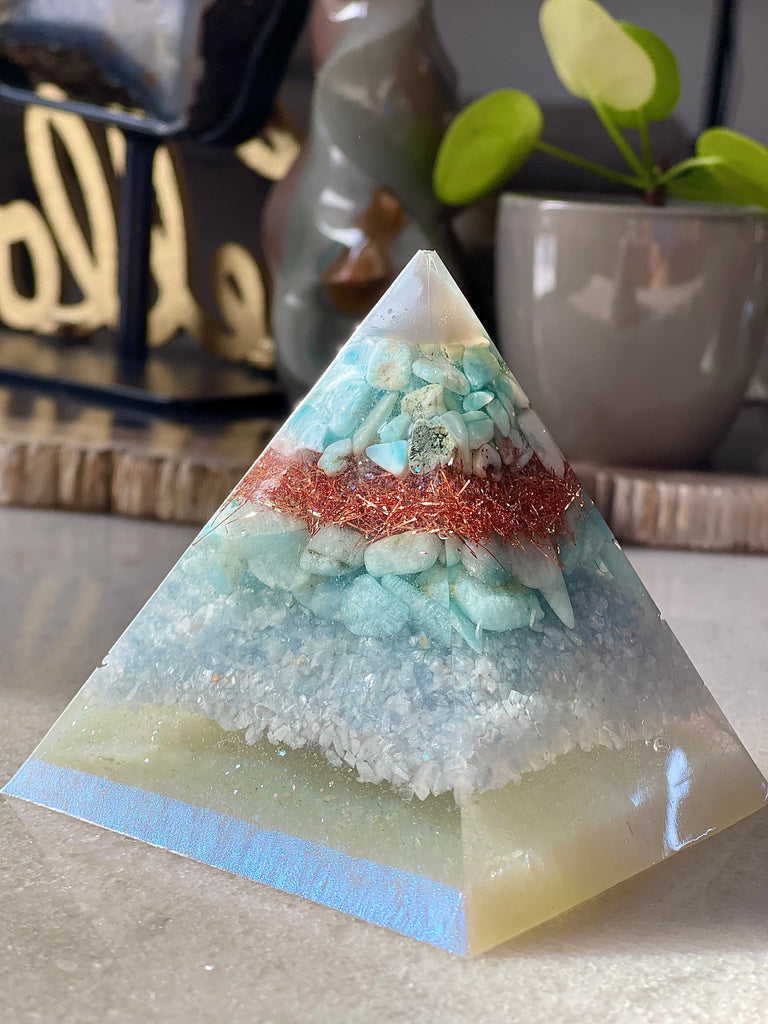 Light Blue Orgonite