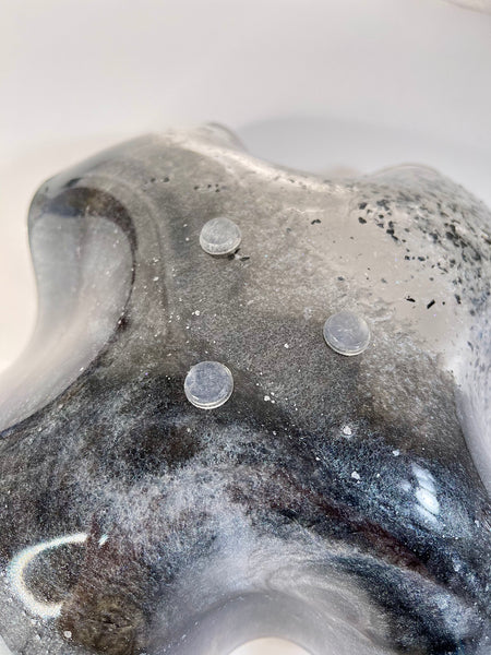 Rainbow Moonstone Resin Art Deco Bowl