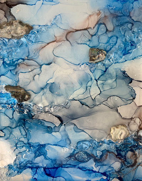 DRUZY AURA CHALCEDONY - 11X14