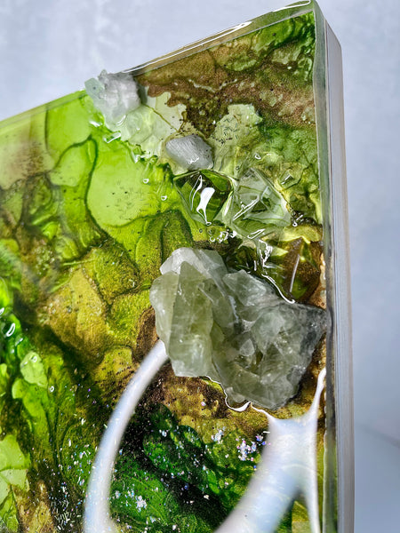 GREEN APOPHYLLITE - 8X8