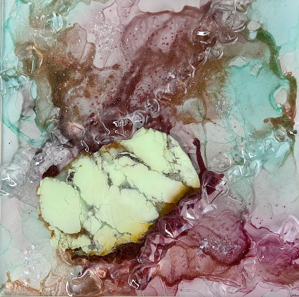 LEMON CHRYSOPRASE - 8X8