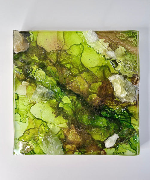 GREEN APOPHYLLITE - 8X8