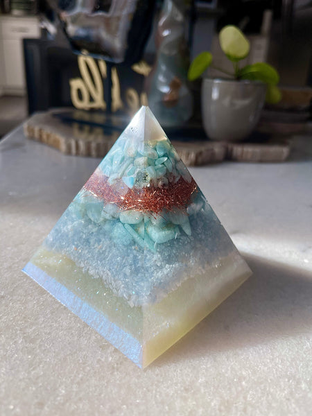 Light Blue Orgonite