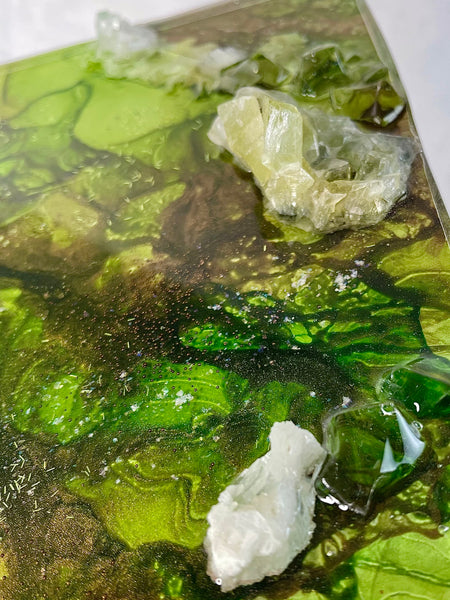 GREEN APOPHYLLITE - 8X8