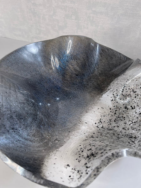 Rainbow Moonstone Resin Art Deco Bowl