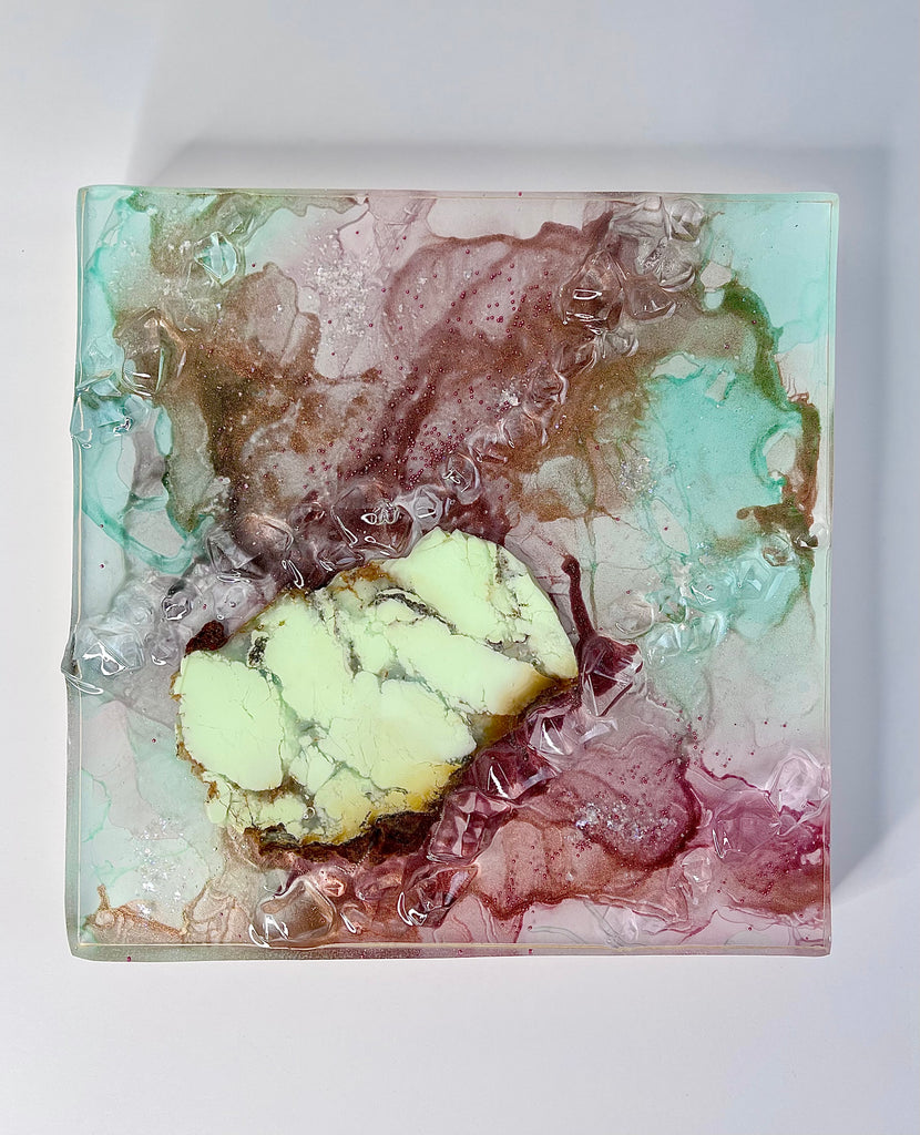 LEMON CHRYSOPRASE - 8X8