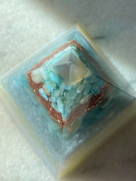 Light Blue Orgonite
