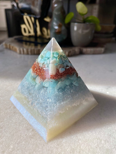 Light Blue Orgonite