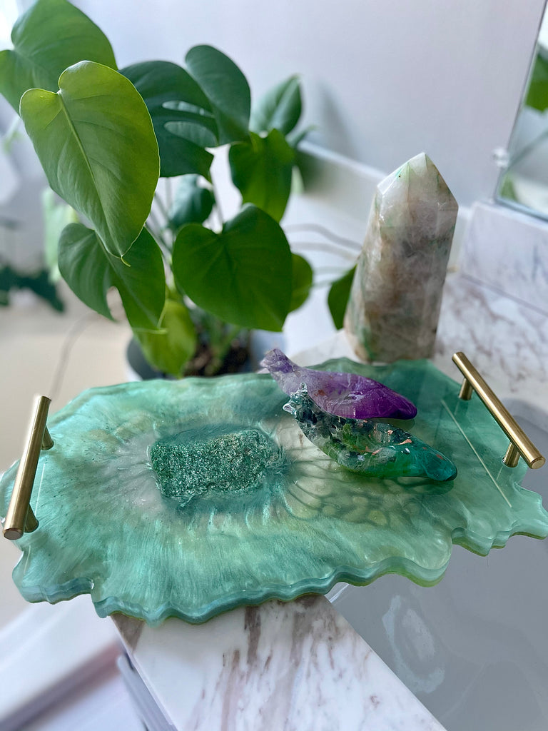 Fuchsite Agate Tray