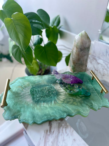Fuchsite Agate Tray