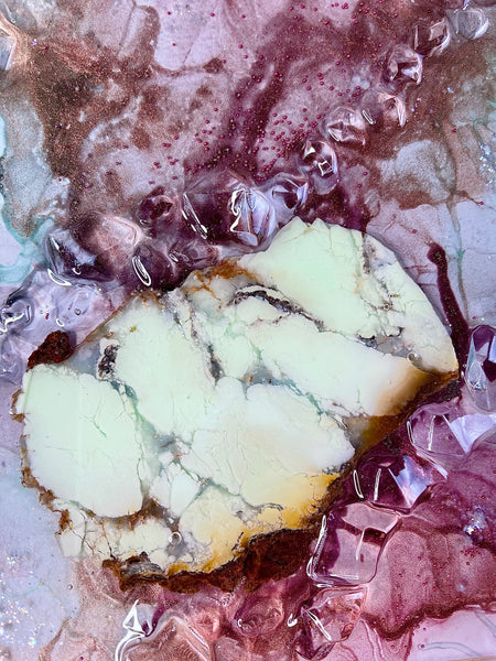 LEMON CHRYSOPRASE - 8X8